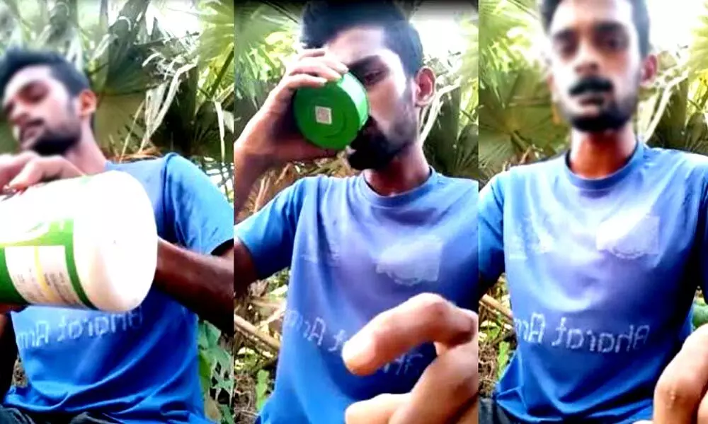 Huzurnagar man takes selfie video while committing suicide