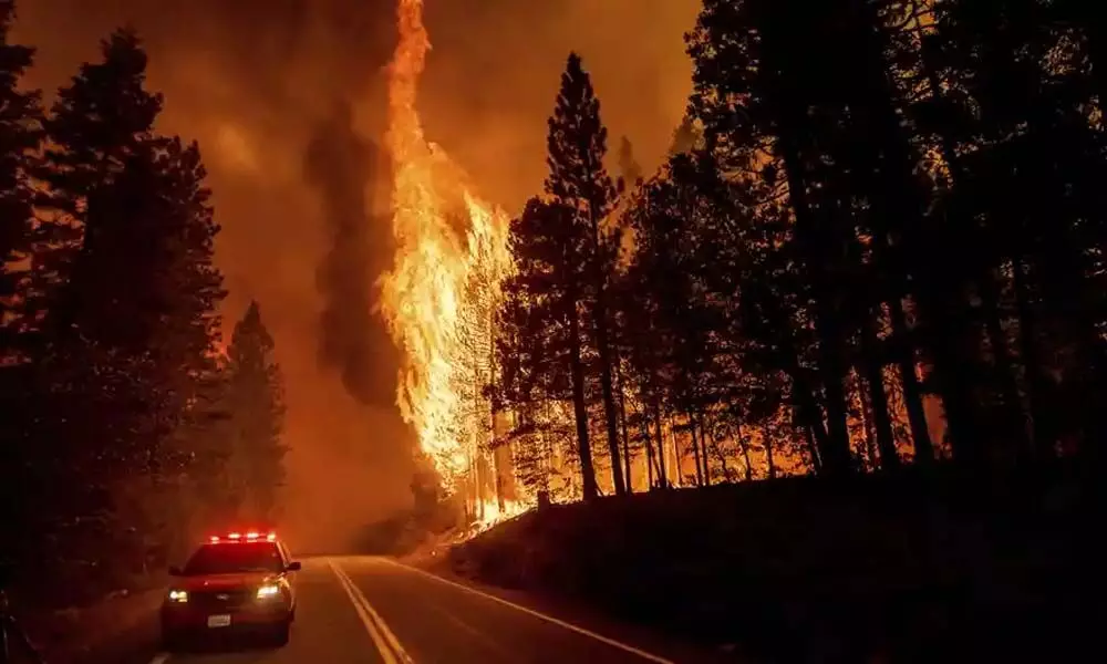 The Dixie Fire in Northern California