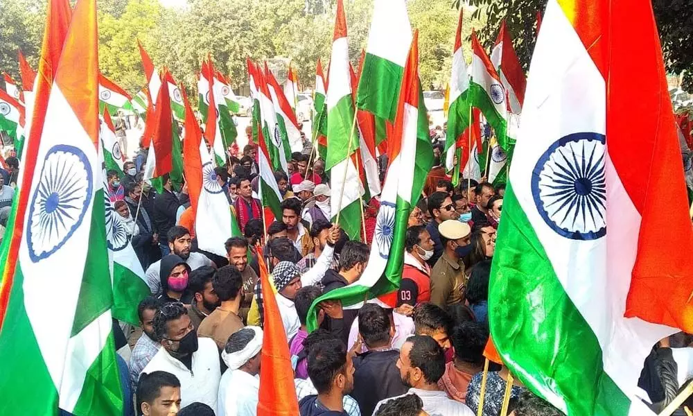 Tiranga Yatra in Gurugram led by BJP