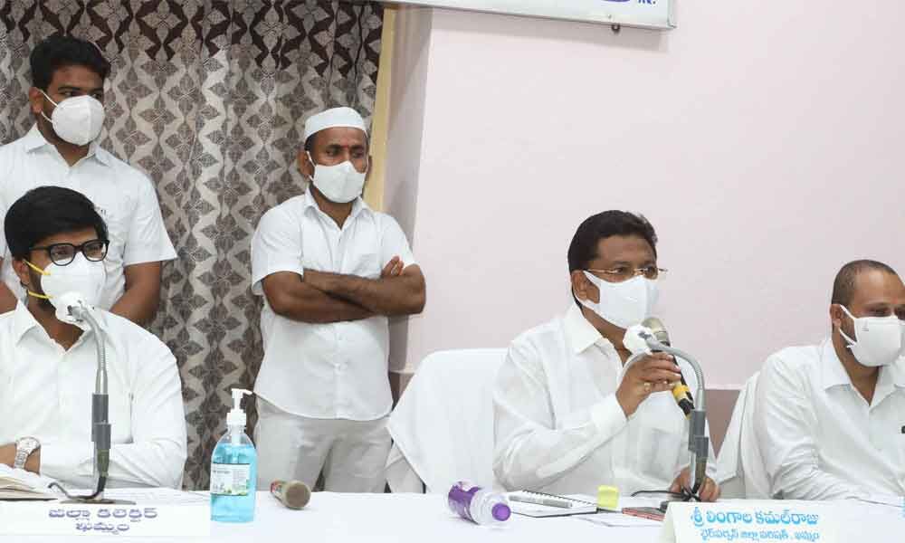 Khammam leads in development says ZP Chairman L Kamal Raj