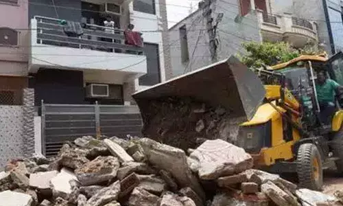 Demolished illegal ramps ( Representational Image)