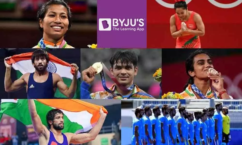 BYJUS announces ₹ 2 Crores for Neeraj Chopra and ₹ 1 Crore each for other individual olympic medal winners at Tokyo 2020