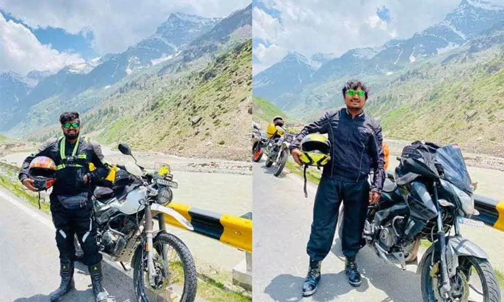 Mysuru youths traverse 3,700 km from Kashmir to Kanyakumar in 89 hours on bikes