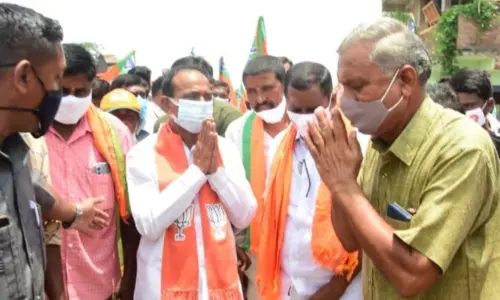 Former Minister and BJP leader Eatala Rajender