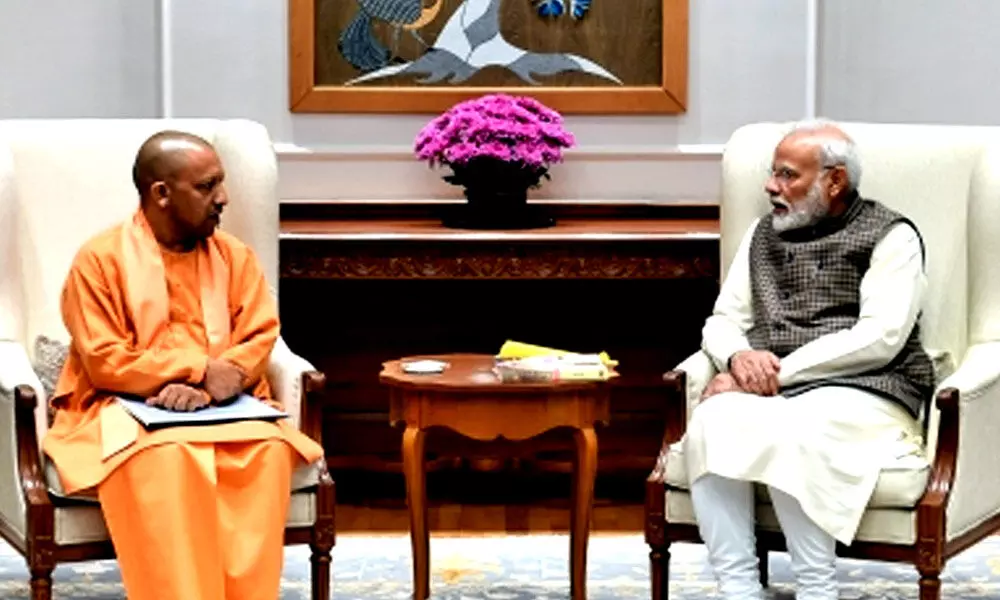 Prime Minister Narendra Modi and Chief Minister Yogi Adityanath