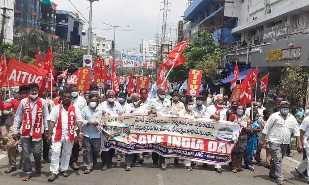Visakhapatnam: Trade union calls for unity against BJP