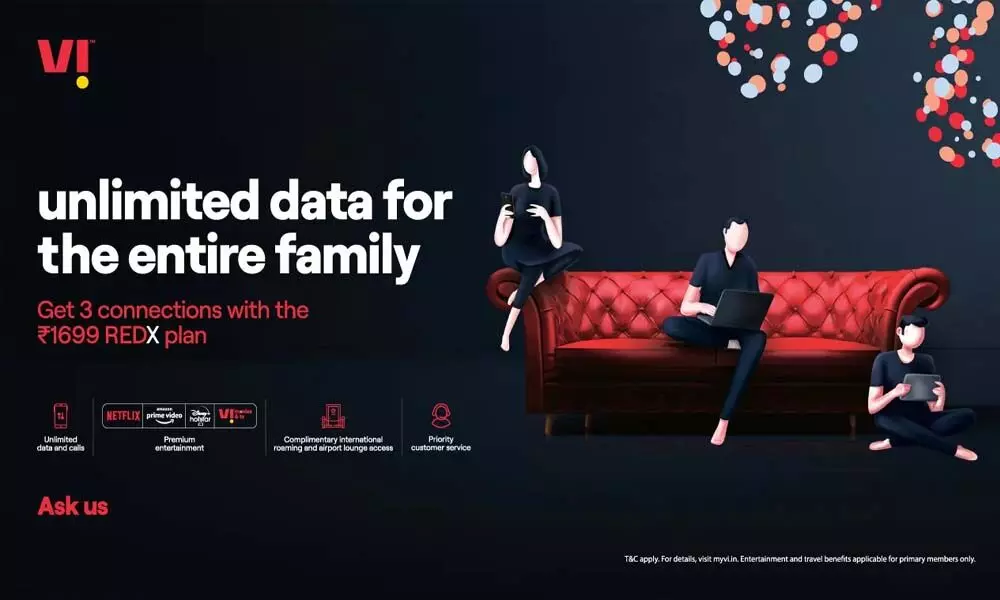 Vi launches RedX Family Plan with unlimited 4G data