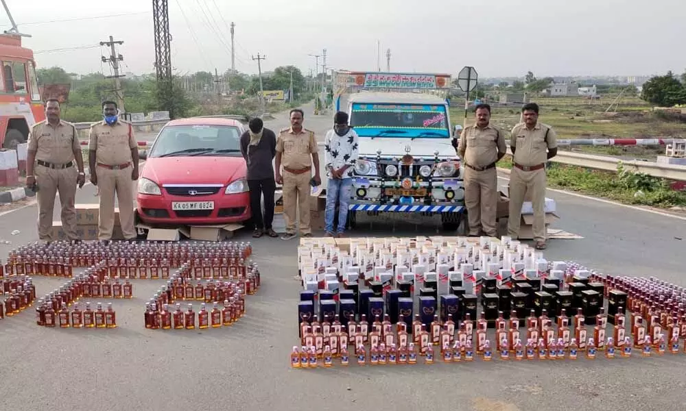 SEB police seize 700 smuggled liquor bottles
