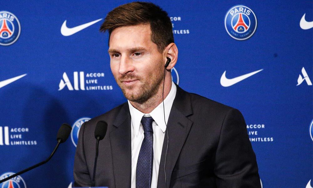 Lionel Messi in his 1st press conference at PSG: My dream is to win ...