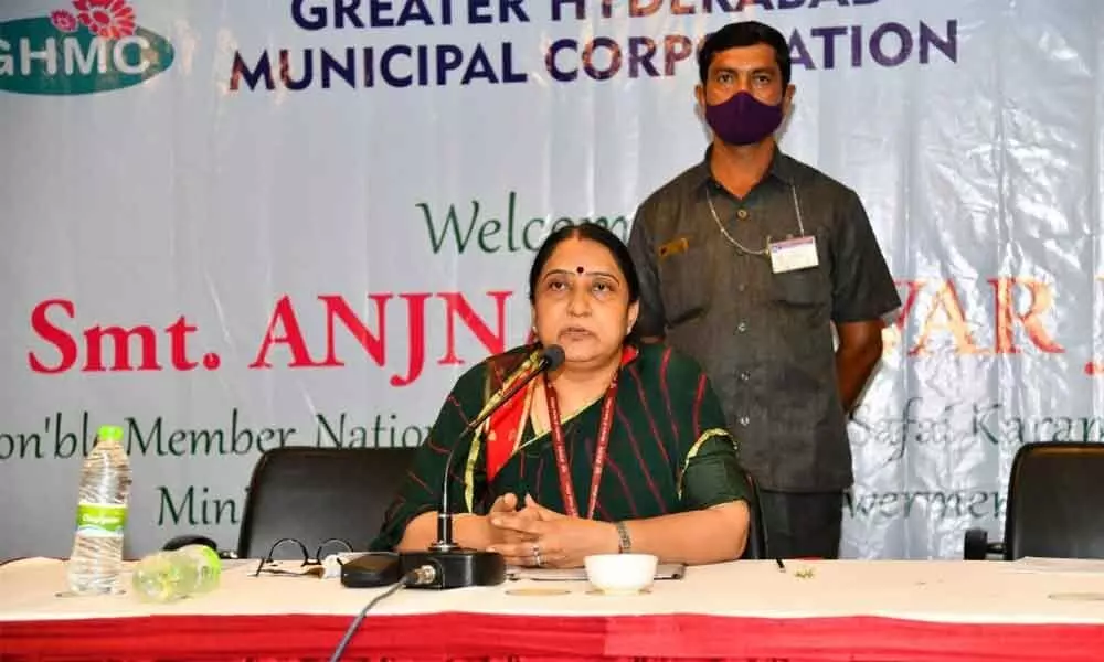 National Commission for Safai Karamcahris member Anjana Panwar