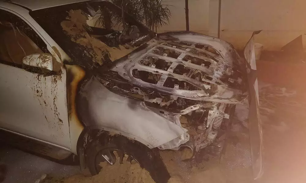 Bengaluru tense as 2 luxury cars of BJP MLA torched