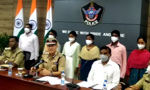 AP DGP Gautam Sawang held a press conference on Thursday