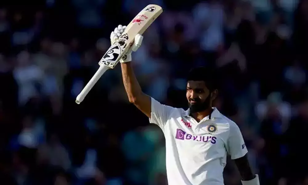 KL Rahul registered a century on Day 1 of the second Test