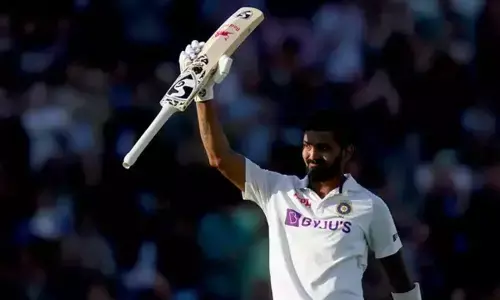 KL Rahul registered a century on Day 1 of the second Test