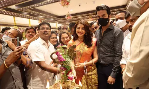 Kajal Aggarwal inaugurates Kasam Wedding Mall