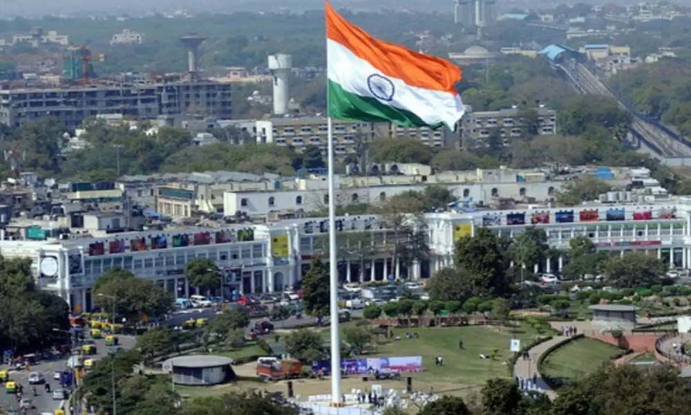 Delhi Hoists 5 High-mast Tricolours To Mark 75th I-day