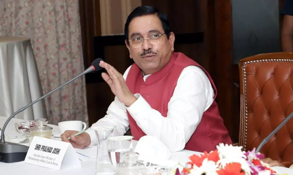 Union minister for Coal, Mining and Parliamentary Affairs Pralhad Joshi