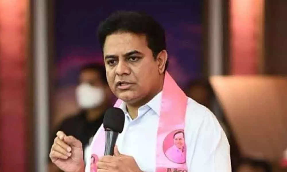 Municipal Administration and Urban Development minister KT Rama Rao