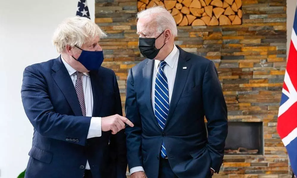 British Prime Minister Boris Johnson and US President Joe Biden