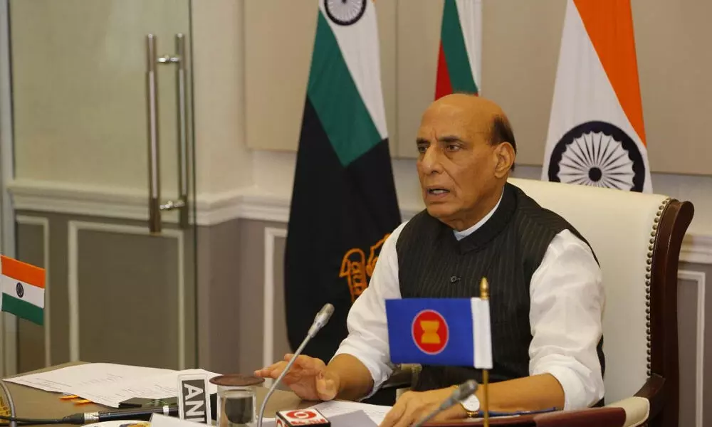 Indian Defence Minister Rajnath Singh
