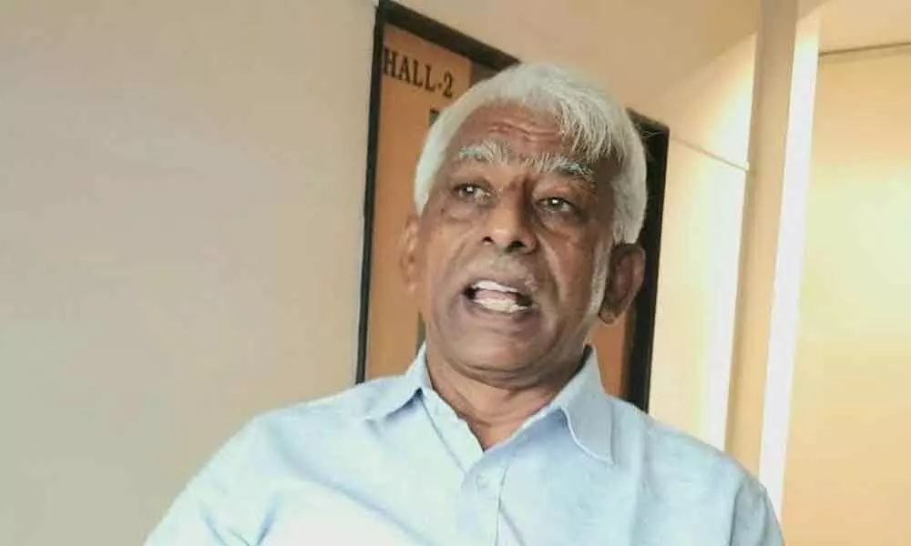 Visakha Ukku Parirakshana Porata Committee chairman Ch Narasinga Rao