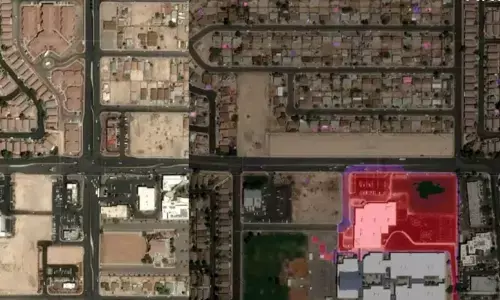 Satellite imagery that can monitor illegal constructions