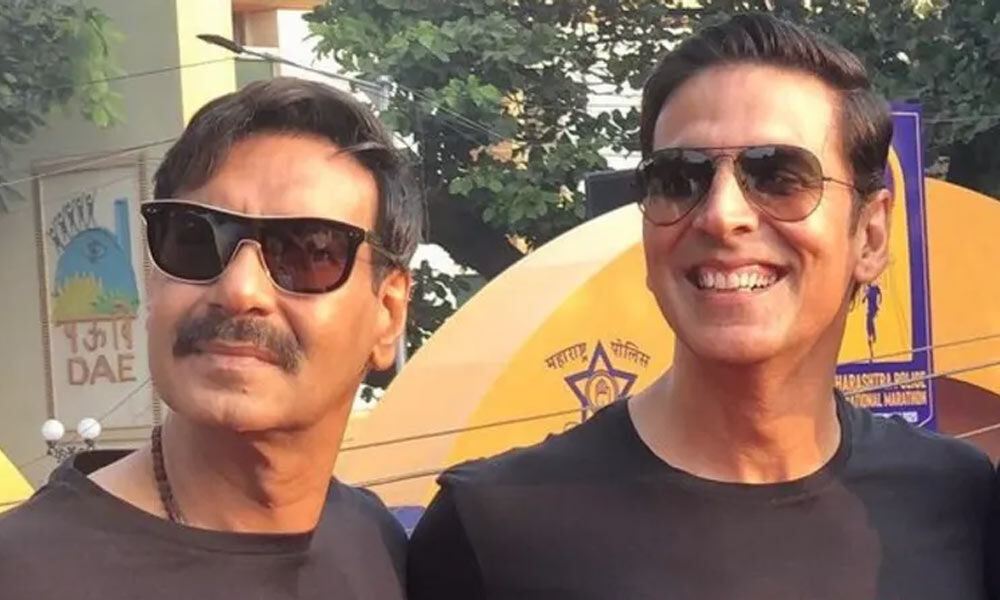 Ajay Devgn Wishes Akshay Kumar On Bell Bottom's Theatrical Release And