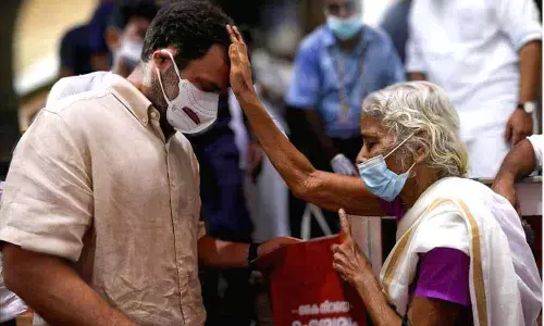 Rahul vows to be the voice of those being silenced.(photo:instagram). Image Source: IANS News