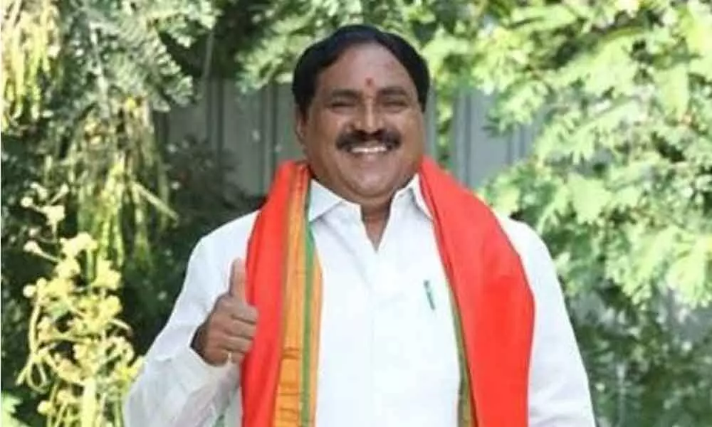 Minister for Panchayat Raj Errabelli Dayakar Rao