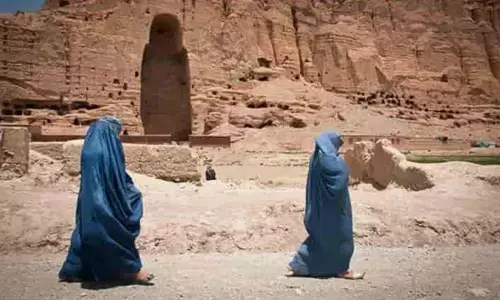 Afghan women who have been working in government