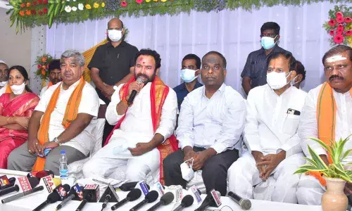 Minister G Kishan Reddy