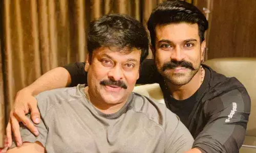 Ram Charan Teja and Chiranjeevi