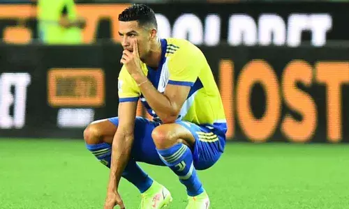 Ronaldos stoppage time winner was ruled offside by VAR. (Reuters Photo)