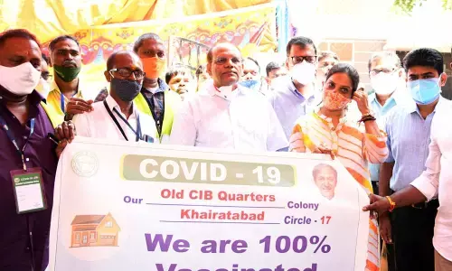 Chief Secretary Somesh Kumar visits vaccination centre to oversee arrangements