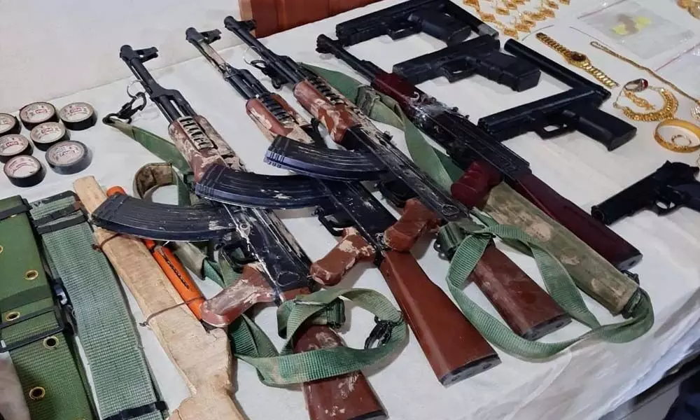 Fake AK rifles, pistols held in J&K