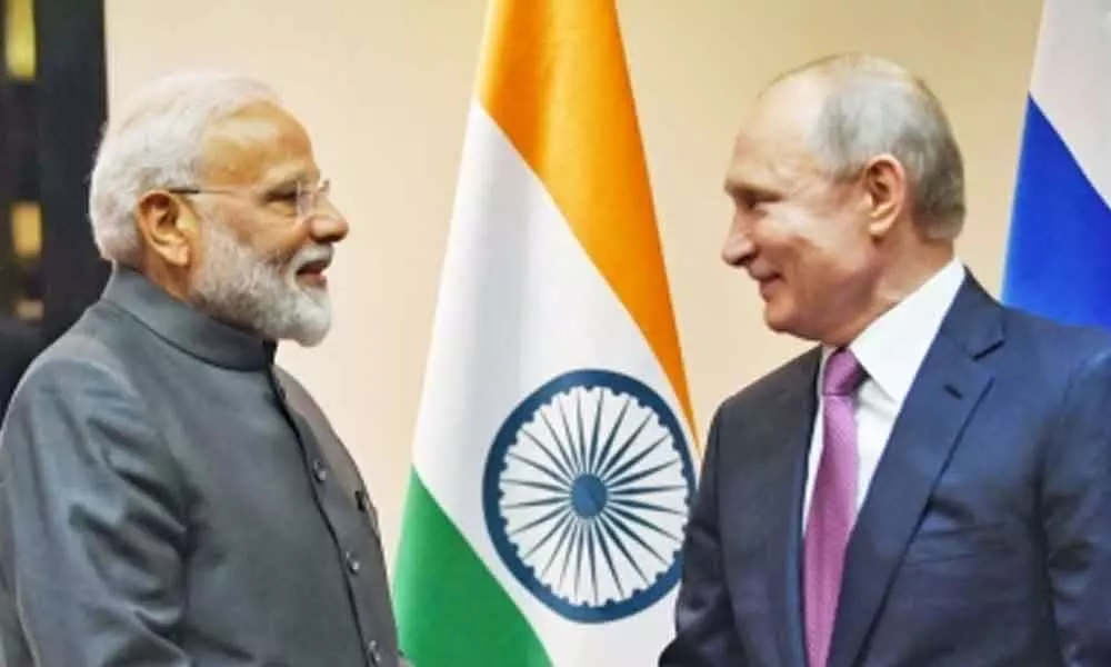 Narendra Modi & Vladimir Putin (File Pic)