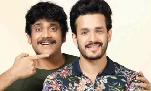 Nagarjuna Akkineni and Akhil Akkineni