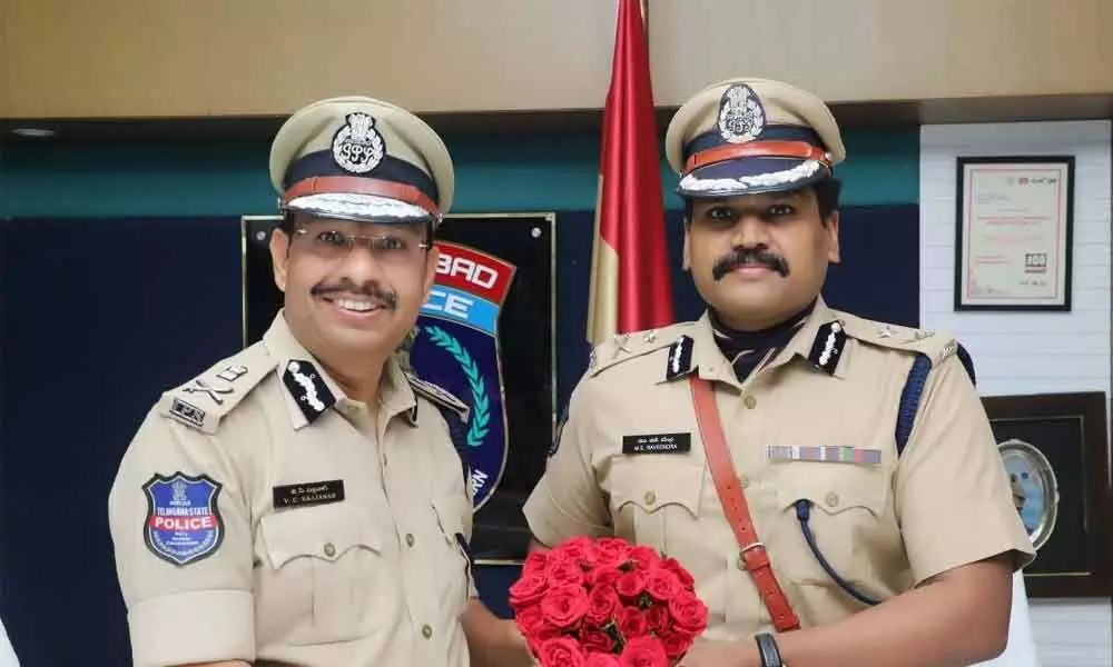 Stephen Ravindra takes charge as Cyberabad Police Commissioner from VC Sajjanar