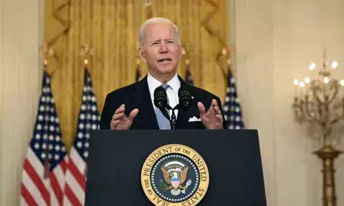 Joe Biden said G-7 countries have agreed that none of them are going to take the Talibans word for it.
