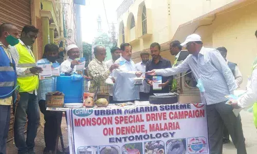 GHMC wings taking up awareness drive in colonies, especially slums