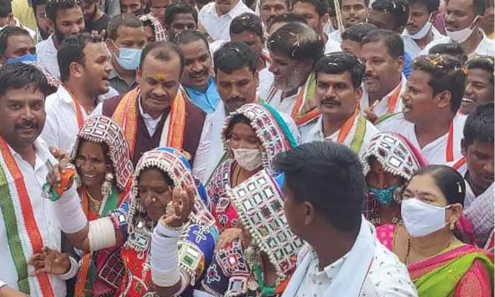 Congress will make Dalit the CM in Telangana says MP Komatireddy Venkat Reddy