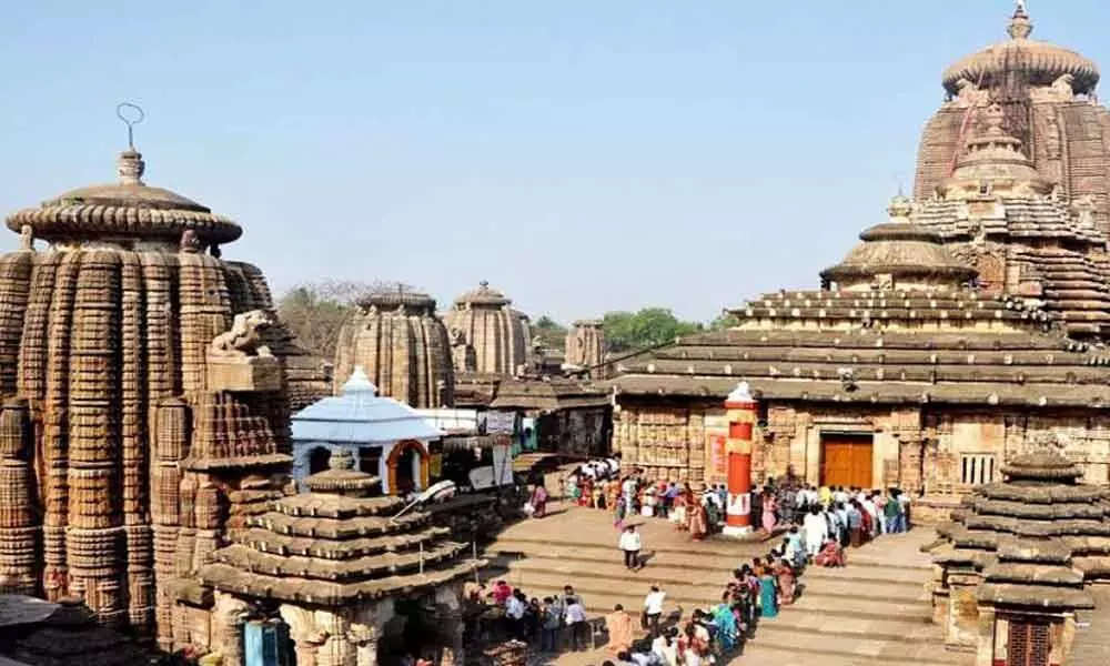 Lingaraj temple in Odisha