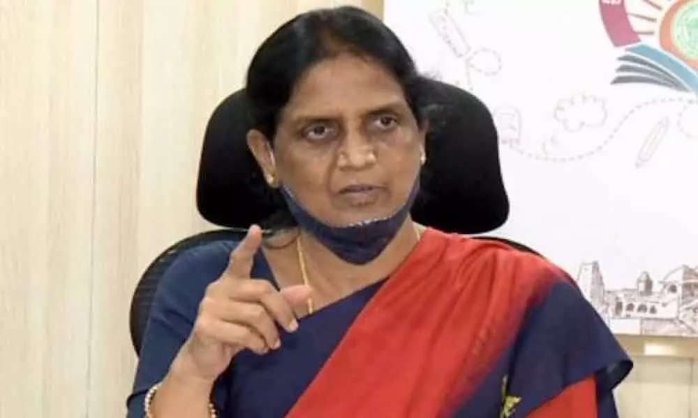 Education Minister Sabitha Indra Reddy