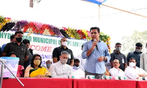 Telangana Municipal Administration Minister K. Taraka Rama Rao