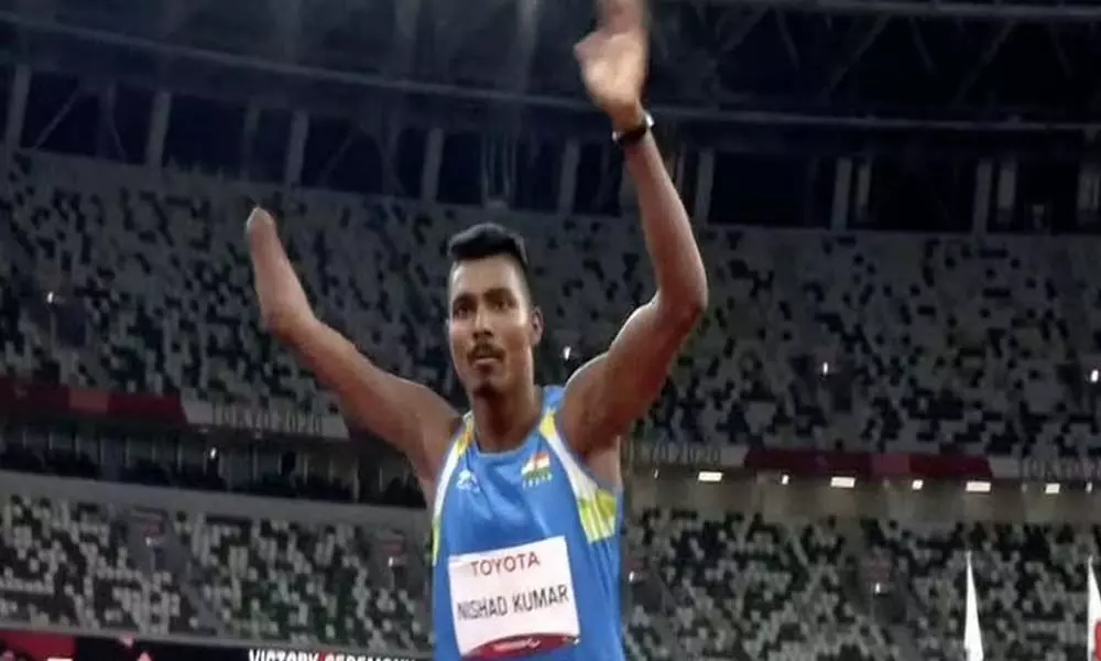 Nishad wins silver in high jump