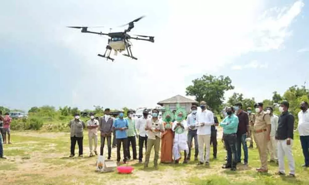 Telangana’s ITE&C Department and Forest Department have partnered with Marut Drones