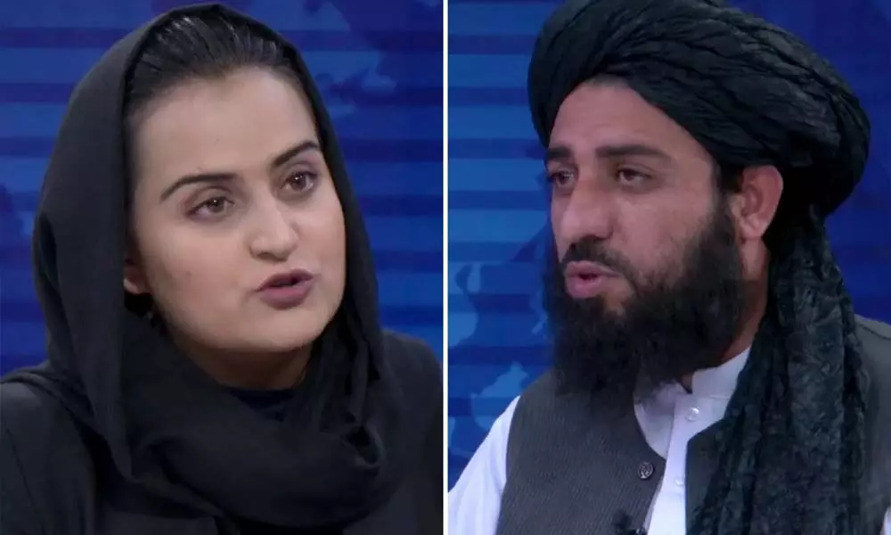 Female TV anchor who interviewed first Taliban spokesman has left Afghanistan
