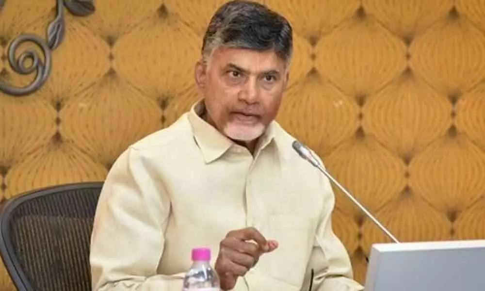 TDP national president N Chandrababu Naidu