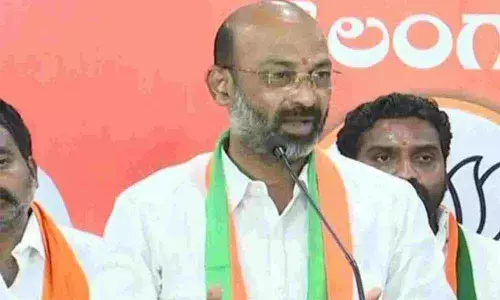 BJP state president Bandi Sanjay