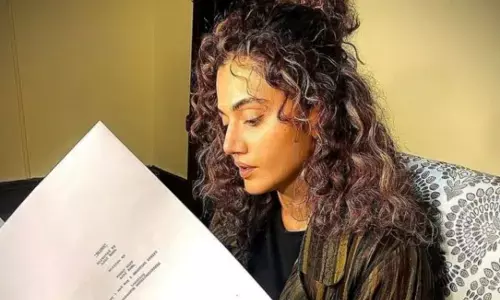 Taapsee Pannus completes the shooting of her production venture Blurr movie